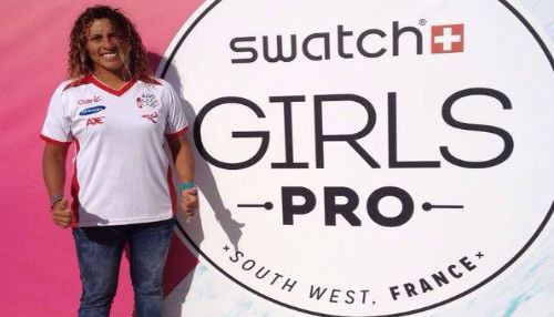 Surfista Analí Gómez ocupó el quinto puesto en el Swatch Girls Pro
