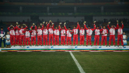 Perú levantó la medalla de oro en los  II Juegos Olímpicos de la Juventud