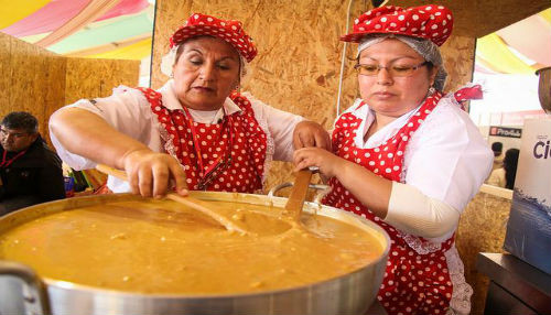 María Jesús Nakamura enseñó a preparar un delicioso champús de lúcuma en Mistura 2014