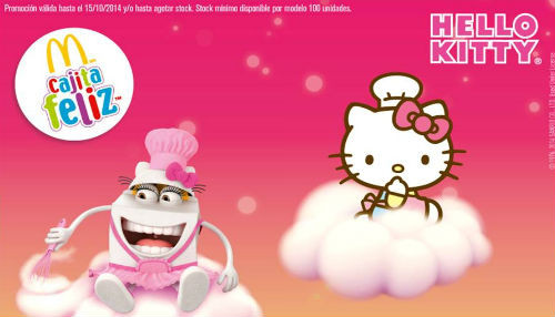 Hello Kitty y Ben 10 son los nuevos personajes de la Cajita Feliz