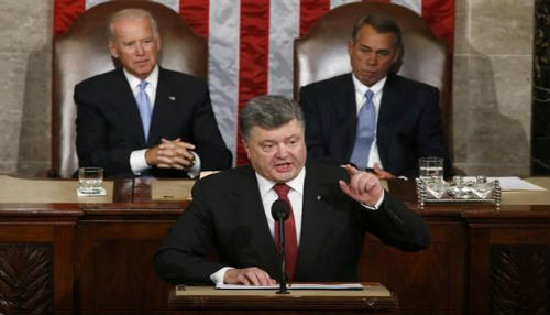 Poroshenko pide al Congreso de EE.UU. ayuda militar