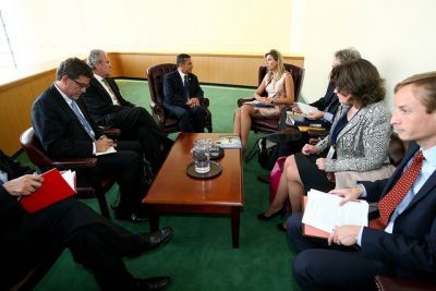 Diálogo sobre inclusión financiera de más necesitados sostuvo presidente Humala con Reina Máxima de Holanda