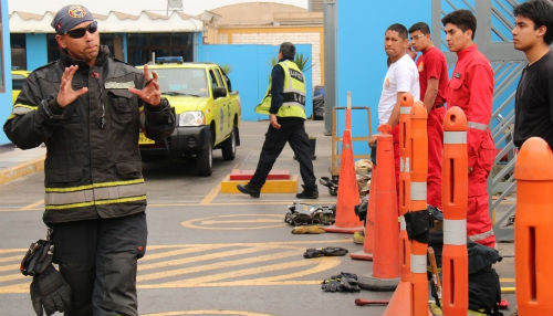 Aeropuerto Jorge Chávez entrena para enfrentar emergencias
