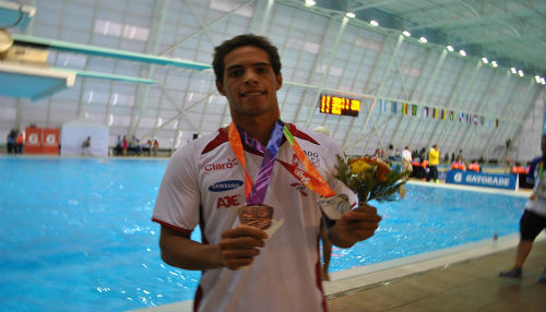 Nadador Mauricio Fiol cumplió destacada participación en la Copa del Mundo de Beijing