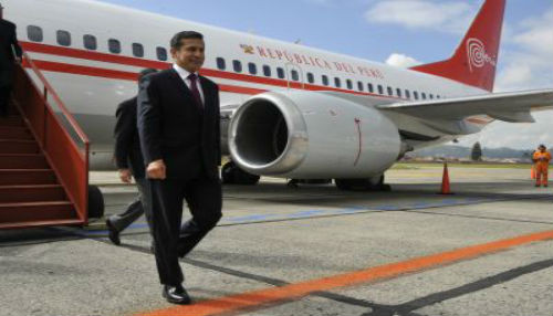 Presidente Ollanta Humala inicia gira de trabajo a Rusia, China y El Vaticano