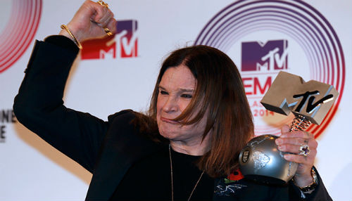 EMA MTV 214: Ozzy Osbourne icono mundial en la ceremonia de Glasgow