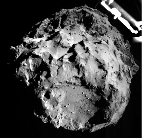 Philae acometizó con éxito en la superficie de 'Chury'