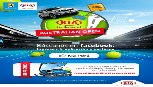 Kia lleva a dos personas al Australian Open