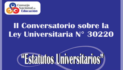 CNE realizará conversatorio sobre Estatutos Universitarios