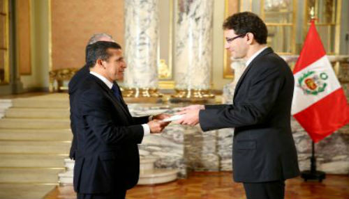 Jefe de Estado recibió cartas credenciales de embajadores de Australia, Panamá, Francia y Guatemala