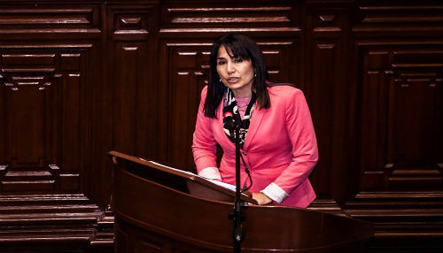Ministra Magali Silva sustenta presupuesto 2015