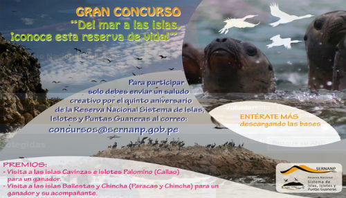 SERNANP organiza concurso del mar a las islas