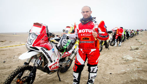Felipe Ríos avanza en el Dakar y ya se encuentra entre los 50 mejores