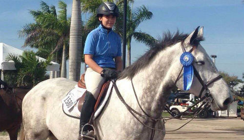 Amazona nacional Nadia Salomón triunfa en Wellington