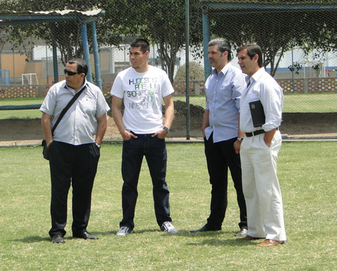 Sporting Cristal recibió a Hernán Rengifo