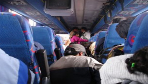 Huancayo: Asaltaron a pasajeros de 3 buses interprovinciales distintos