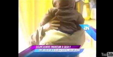 Chaclacayo : Encañonan a bebé para robar
