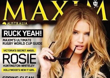 Rosie Huntington revela sus secreto en 'Maxim'
