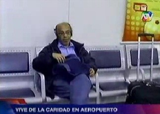 Ciudadano peruano 'vive' en aeropuerto de Rio de Janeiro