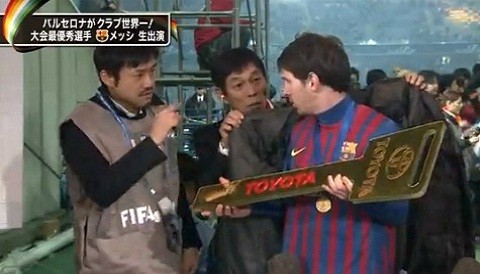 Video: Periodistas japoneses incomodaron a Lionel Messi en entrevista