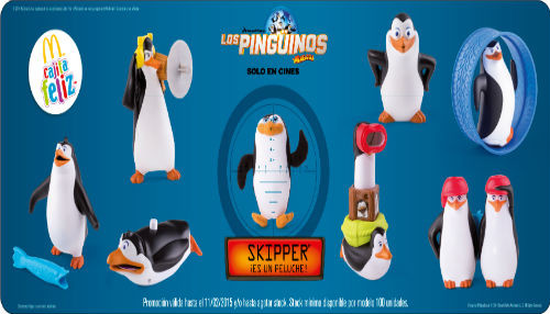 Los Pingüinos de Madagascar llegan a McDonald´s