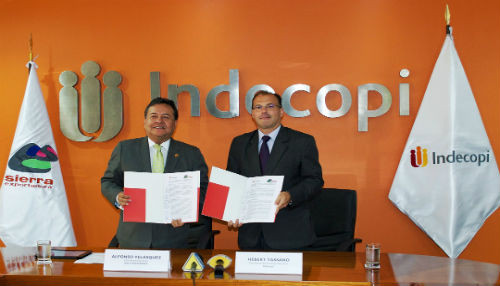 Indecopi y Sierra Exportadora firman acuerdo para promover el desarrollo de las regiones andinas