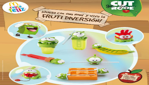 Cut de Rope llega a la Cajita Feliz de McDonald´s para vivir una FrutiDiversión