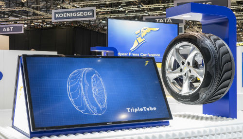 Goodyear presenta impresionantes neumáticos prototipo que dan un vistazo al futuro