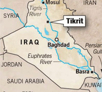 [Irak] Tikrit rodeada por las fuerzas iraquíes: el Estado Islámico se defiende con ataques suicidas y francotiradores