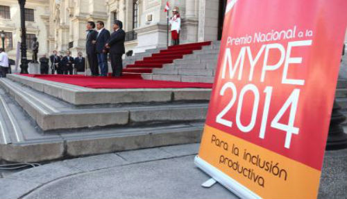 Gobierno premia a MYPES por generar empleo y ser el motor de la economía del Perú
