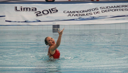 Thais Yamashiro ganó bronce en Nado Sincronizado en Campeonatos Sudamericanos Juveniles Lima 2015