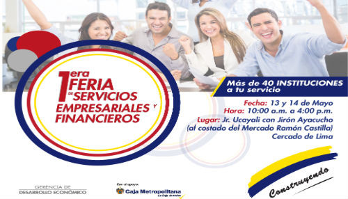 Municipio de Lima organiza feria de servicios para las MYPES