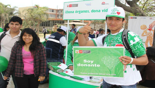 A la fecha 108 mil personas han expresado su voluntad de donar sus órganos