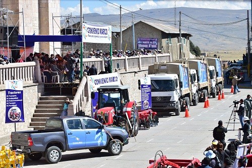 Espinar ya cuenta con tres nuevas compactadoras de basura para beneficio de la población