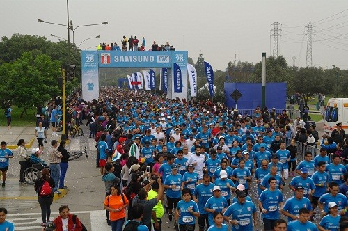 Más de 11 mil personas participaron en la carrera Samsung 10K por el Día Olímpico