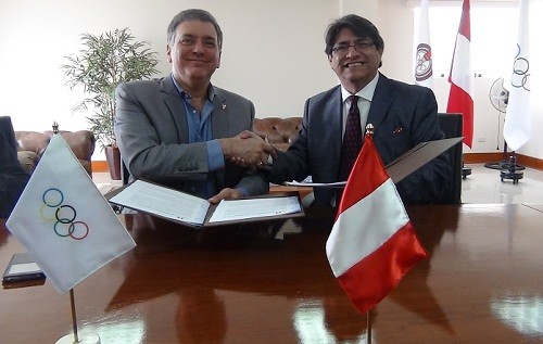 Buró de Lima y Comité Olímpico Peruano suscriben convenio de apoyo mutuo