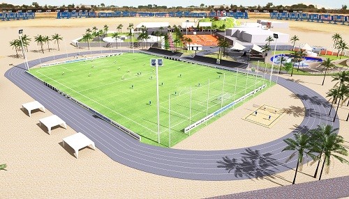 Centro deportivo del Boulevard de Asia estará  disponible todo el año