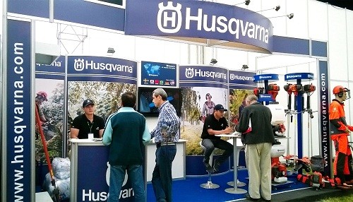 HUSQVARNA llevó tecnología de punta a las principales ferias del sector
