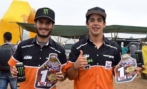 Ian Salazar y Flavio Castro líderes del Campeonato Metropolitano de Motocross