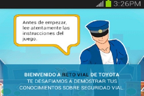 Toyota del Perú presenta aplicación móvil sobre seguridad vial