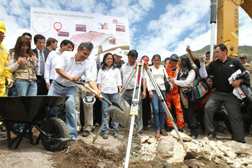 Gobierno puso en marcha construcción del Primer Sistema de Telecabinas Kuélap en Amazonas