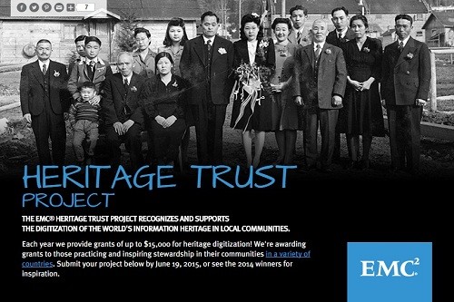 EMC Anuncia Finalistas del Heritage Trust Project para 2015