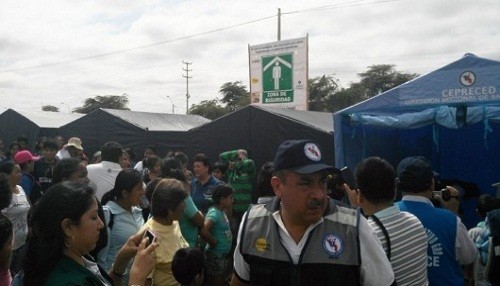 Simulacro por Fenómeno El Niño movilizó al 65% de la población de zonas de riesgo