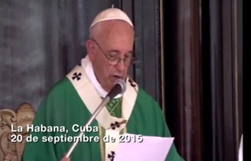 'No tenemos derecho a permitirnos otro fracaso má en este camino de paz y reconciliación', afirmó el Papa en Cuba al hablar de Colombia