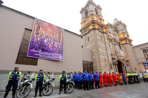 MML presentó plan de operaciones Señor de los Milagros 2015