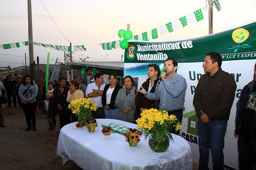 Municipalidad de Ventanilla entrega 45 nuevas casas dignas