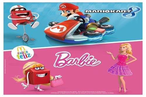 Dos grandes clásicos, Barbie y Mario Kart, llegan a McDonalds