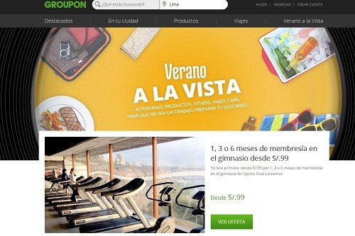 Renuévate para el verano con Groupon