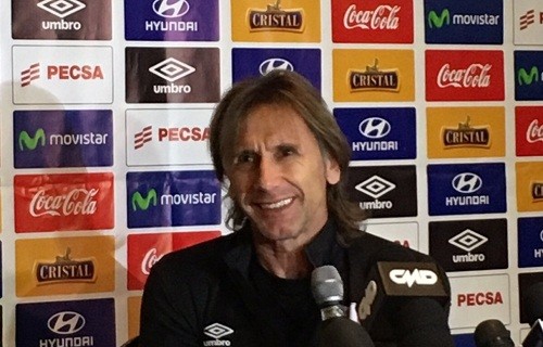 Ricardo Gareca ofreció una conferencia de prensa previo al duelo contra Brasil