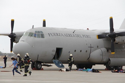 Más de 1000 participaron del Simulacro General de Accidente de Aeronave en el AIJCh Más de 1000 participaron del Simulacro General de Accidente de Aeronave en el AIJCh
